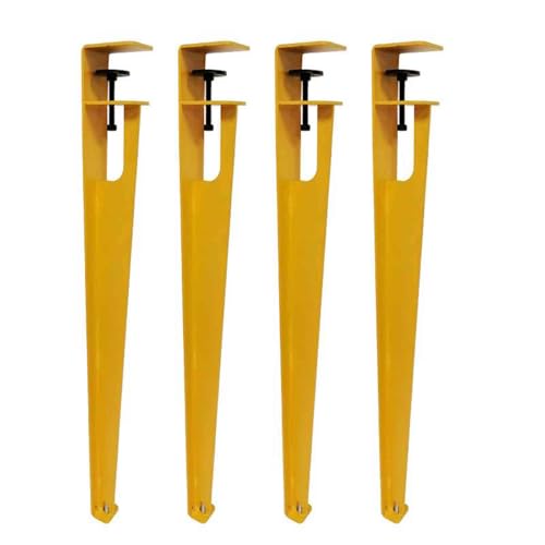 AITEKODVG Metalltischbeine (Set von 4) Moderne F -förmige Esstischbeine für DIY -Möbel einfache Installation Floor -Beschützer inklusive von AITEKODVG