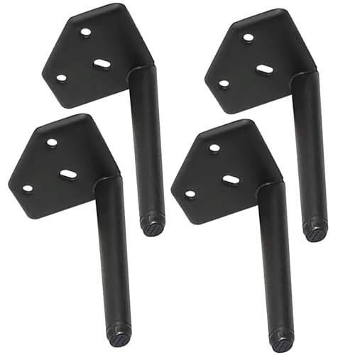 AITEKODVG Moderne Metallmöbel Beine Set von 4 Sofa Schrankbett TV Couchtisch Beine Industrial Design Silber Verschiedene Größen von AITEKODVG