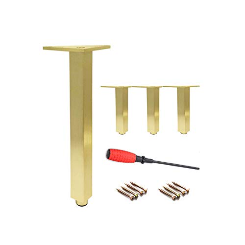 AITEKODVG Moderne V -förmige goldene Metallmöbel Beine verstellbare Höhe 45/72 cm Set von 2 AITEKODVG Moderne V -förmige goldene Metallmöbel Beine verstellbare Höhe 45/72 cm Set von 2 von AITEKODVG