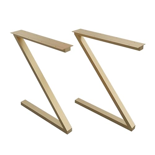 AITEKODVG Moderne gelbe Metall -Schreibtisch -Tischbeine für DIY -Möbel robuste Vintage -Möbelbeine für Moderne Bürocomputertische (19,7 Zoll) von AITEKODVG