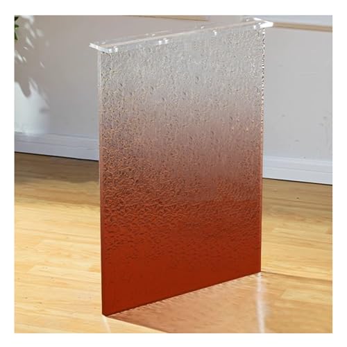 AITEKODVG Schreibtisch Ersatzbein, Tisch Acryl-robuste Beine, Clear-Ersatz-Kaffeetisch-Basen, schwimmende Schreibtisch Office Tischmöbel Beine für Tischschreibtisch (Linear-B, 70x50 cm) von AITEKODVG
