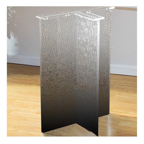 AITEKODVG Schreibtisch Ersatzbein, Tisch Acryl -robuste Beine, Clear -Ersatz -Kaffeetisch -Basen, schwimmende Schreibtisch Office Tischmöbel Beine für Tischschreibtisch (TC, 70x50 cm) von AITEKODVG