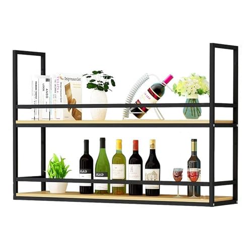 AITEKODVG Schwebende Deckenregale – Hängender Pflanzenständer für den Innenbereich, industrieller Weinglashalter zur Wandmontage, Retro-Eisen-Massivholz-Lagerregale, multifunktionales AITEKODVG Schwebende Deckenregale – Hängender Pflanzenständer für den Innenbereich, industrieller Weinglashalter zur Wandmontage, Retro-Eisen-Massivholz-Lagerregale, multifunktionales von AITEKODVG