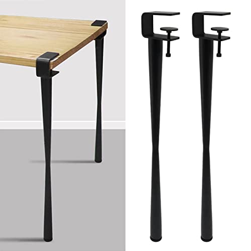 AITEKODVG Set von 4 Metalltisch -Beinen Eisen abnehmbar f Form Esstisch Füße für Couchtischmöbel und Konsolentisch Kein Stanzdesign zum Schutz des Desktop 75 cm (30 Zoll) Schwarz von AITEKODVG