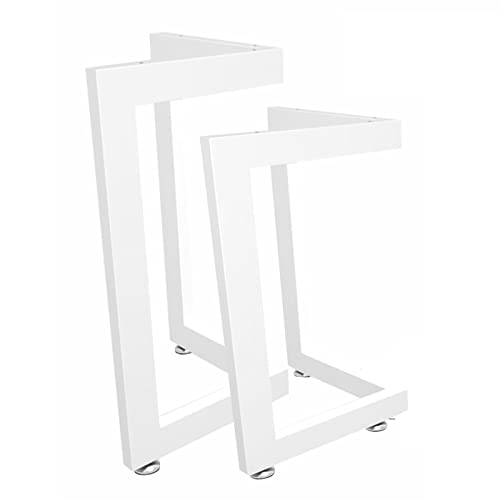 AITEKODVG Tischfüße, 2X industrielle Esstischbeine, schwere Black Metall Möbeltischbeine, Couchtischbeine, für Esstisch, Couchtisch, Computertisch, Besprechungsraumtisch von AITEKODVG