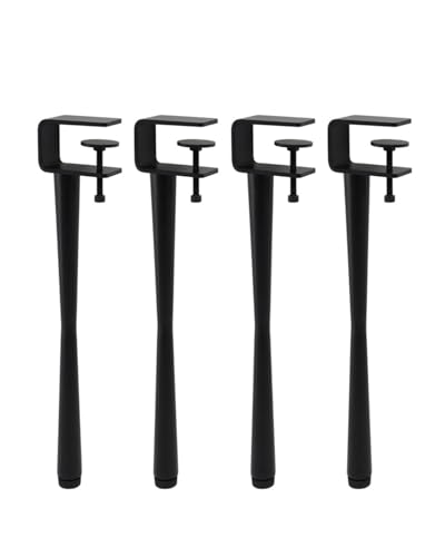 AITEKODVG Verstellbare Metall F -Klemmmöbel Beine Klammer für Industrietische Keine Bohrungen benötigt Schwarze Edelstahlbankbeine 17.7in AITEKODVG Verstellbare Metall F -Klemmmöbel Beine Klammer für Industrietische Keine Bohrungen benötigt Schwarze Edelstahlbankbeine 17.7in von AITEKODVG