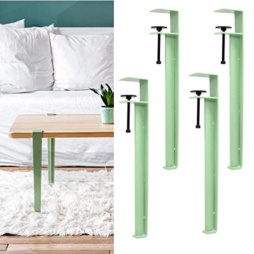 AITEKODVG Verstellbare Metalltisch -Beine Set von 4 Möbelbeinen für DIY Couchtisch Esstisch 70 cm F Form Design mit Bodenschutz und Schrauben am Tischklemme Bein AITEKODVG Verstellbare Metalltisch -Beine Set von 4 Möbelbeinen für DIY Couchtisch Esstisch 70 cm F Form Design mit Bodenschutz und Schrauben am Tischklemme Bein von AITEKODVG
