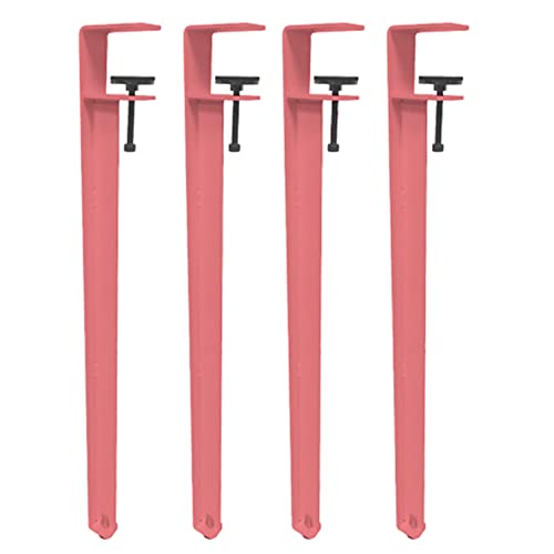 AITEKODVG Verstellbare Metalltisch -Beine für DIY -Kaffeetisch 4X F Form Eisenmöbelbeine mit Schutzpolster und Allen Key 40 cm rosa Klemmbeine für Essschreibtischkonsole ohne Bohrer erforderlich AITEKODVG Verstellbare Metalltisch -Beine für DIY -Kaffeetisch 4X F Form Eisenmöbelbeine mit Schutzpolster und Allen Key 40 cm rosa Klemmbeine für Essschreibtischkonsole ohne Bohrer erforderlich von AITEKODVG