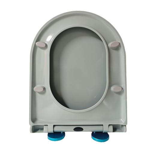 D Form Toilettensitz, Harnstoffformaldehyd, weicher enger Toilettensitz, 36 * 46 cm d geformte Toilettendeckel leicht zu reinigen, schnell freigegebenes 360 ° -Verblätter, grau D Form Toilettensitz, Harnstoffformaldehyd, weicher enger Toilettensitz, 36 * 46 cm d geformte Toilettendeckel leicht zu reinigen, schnell freigegebenes 360 ° -Verblätter, grau von AITEKODVG