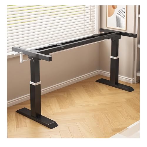 Einstellbare Höhenunterstützungsbeine, Ständige Schreibtischrahmen, Höhenverstellbare DIY-Schreibtischbasis, Hubbereich 49-74 cm Piptabelle Bein Set für Konferenztischstudienstabelle (Schwarz, Einstellbare Höhenunterstützungsbeine, Ständige Schreibtischrahmen, Höhenverstellbare DIY-Schreibtischbasis, Hubbereich 49-74 cm Piptabelle Bein Set für Konferenztischstudienstabelle (Schwarz, von AITEKODVG