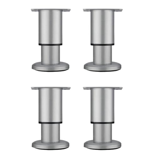 Einstellbare Stützfüße für Tischsofa und Couchtisch Starke Trageteleskopschrank Füße geeignet für Möbelgrau (8 12 cm) Set von 4 von AITEKODVG