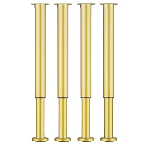 Einstellbare Unterstützung Füße für Tischsofa Couchtisch -Basis Teleskopschrank Füße Starke Traglager geeignet für Möbel Gold 72 110 cm Set von 4 Einstellbare Unterstützung Füße für Tischsofa Couchtisch -Basis Teleskopschrank Füße Starke Traglager geeignet für Möbel Gold 72 110 cm Set von 4 von AITEKODVG