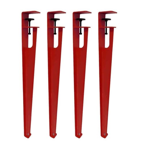 Metalltischbeine (Set von 4) Moderne F -förmige Esstischbeine für DIY Couchtisch Möbel ohne Stanzdesign mit Bodenschutzbeschützern Easy Assembly von AITEKODVG
