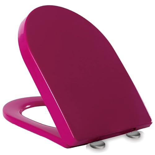 Purpur, PP, D -geformter Toilettensitz verlängerter Toilettensitz ruhig und weicher enger Toilettensitz mit Schnellfreisetzscharnieren, einfach zu installieren auch einfach zu reinigen, obere Purpur, PP, D -geformter Toilettensitz verlängerter Toilettensitz ruhig und weicher enger Toilettensitz mit Schnellfreisetzscharnieren, einfach zu installieren auch einfach zu reinigen, obere von AITEKODVG
