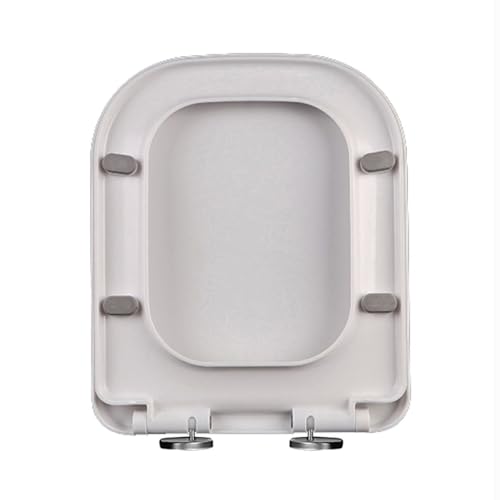 Quadratische Toilettensitz weiche enge rechteckige Toilettensitz, Schnellfreisetz -Toilettensitz, PP -Material mit oberem Befestigungsscharnier, 4, 04b 36 * 45 cm Quadratische Toilettensitz weiche enge rechteckige Toilettensitz, Schnellfreisetz -Toilettensitz, PP -Material mit oberem Befestigungsscharnier, 4, 04b 36 * 45 cm von AITEKODVG