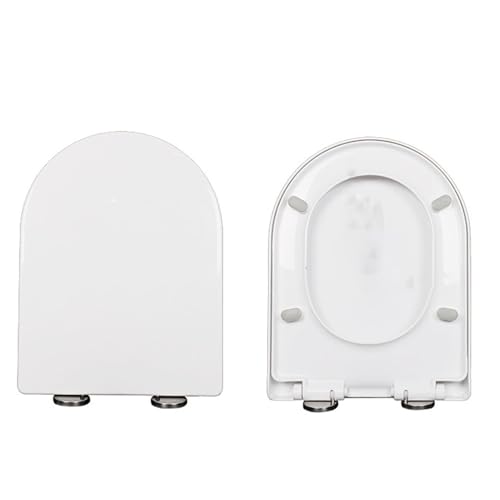 Weiche, enge Toilettensitz D/U Form Toilettensitzabdeckung mit 360 ° verstellbarem Metallscharnier und Schnellfreisetz von AITEKODVG