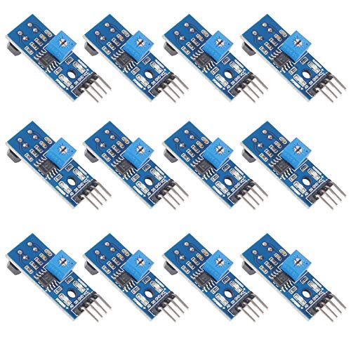 12 Stück TCRT5000 Reflektierende IR Lichtschranke Optisch Sensor Modul Modul kompatibel mit Arduino und Raspberry Pi von AITRIP