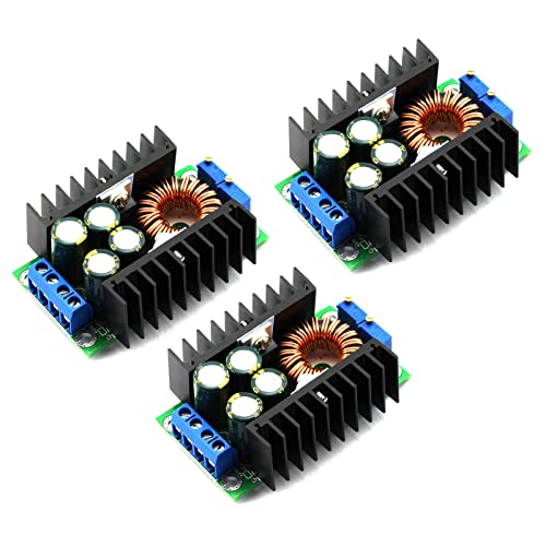 3 x DC DC 9A 300w Abwärtswandler Konstantstromwandler 24V bis 12V Einstellbares Reglermodul 7V-32V bis 0,8V-28V Stromversorgungsmodulkompatibel mit Arduino von AITRIP