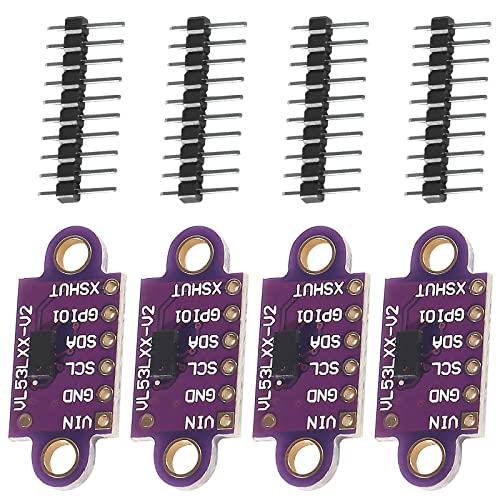 4 x Sensormodul Time-of-Flight ToF Laser Distanzsensor VL53L0X Time of Flight Sensor 940nm kompatibel mit Arduino 4 x Sensormodul Time-of-Flight ToF Laser Distanzsensor VL53L0X Time of Flight Sensor 940nm kompatibel mit Arduino von AITRIP