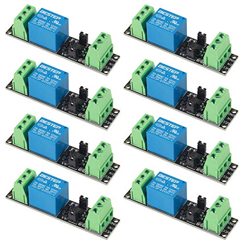 8er-Pack 3V 1-Kanal-Relais-Netzschaltermodul mit Optokoppler Optoisolierung High-Level-Trigger für IOT ESP8266-Entwicklungsboard 8er-Pack 3V 1-Kanal-Relais-Netzschaltermodul mit Optokoppler Optoisolierung High-Level-Trigger für IOT ESP8266-Entwicklungsboard von AITRIP
