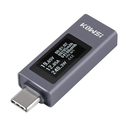 AITRIP 1PCS 360W USB C Tester Messgerät Typ-C Multimeter Digital, 4-30V 0-12A PD Voltmeter Power Meter Kapazität Spannungsprüfer Strommessgerät, USB Power Meter Leistungskapazität Detektor AITRIP 1PCS 360W USB C Tester Messgerät Typ-C Multimeter Digital, 4-30V 0-12A PD Voltmeter Power Meter Kapazität Spannungsprüfer Strommessgerät, USB Power Meter Leistungskapazität Detektor von AITRIP