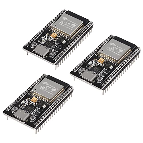 AITRIP 3 STÜCKE 38 Pins Typ-C USB ESP32S ESP32 ESP-WROOM-32 Entwicklungsboard 2,4 GHz WiFi Dual Cores Mikrocontroller Integrierte Antenne RF Low Noise Verstärker Filter für Arduino IDE von AITRIP