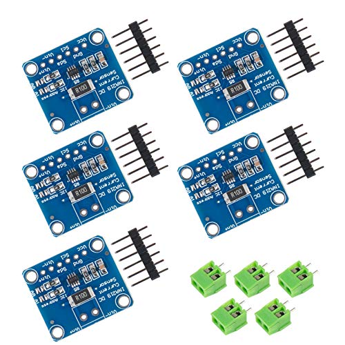 AITRIP 5 Stück CJMCU-219 INA219 I2C-Schnittstelle Bidirektionales DC-Strom-/Leistungsüberwachungssensormodul für Arduino Raspberry Pi AITRIP 5 Stück CJMCU-219 INA219 I2C-Schnittstelle Bidirektionales DC-Strom-/Leistungsüberwachungssensormodul für Arduino Raspberry Pi von AITRIP
