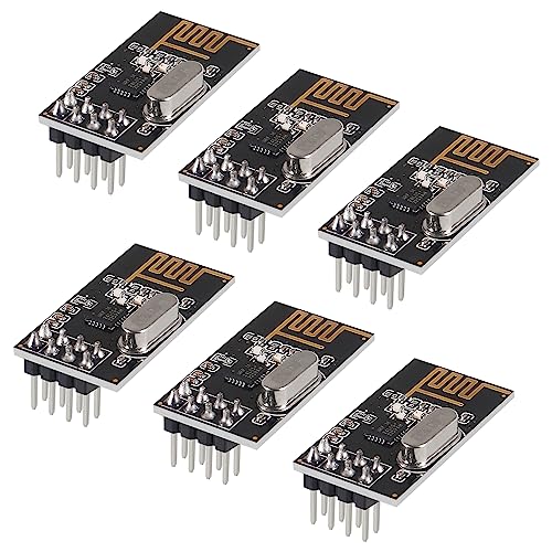 AITRIP 6pcs Kompatibel mit NRF24L01 mit 2,4 GHz Wireless Module kompatibel mit Arduino, ESP8266, Raspberry Pi von AITRIP