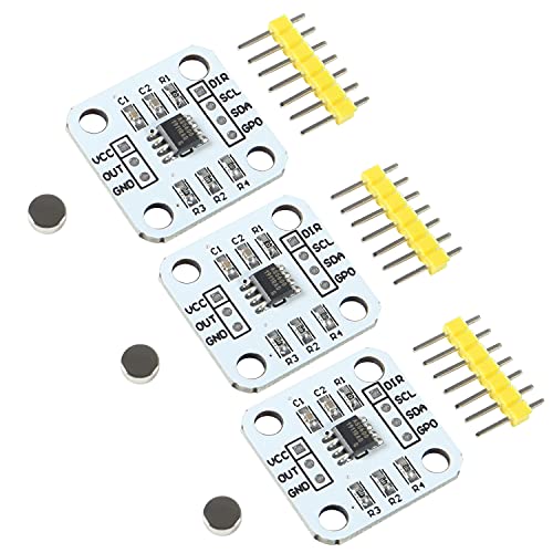 5Pc AS5600 Encoder Magnetisches Induktionswinkelmesssensormodul 12bit Hochpräzise mit Magnet (3PCS) von AITRIP