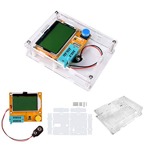 LCR-T4 Mega328 Digital Transistor Tester Widerstand Kapazität Diode Triode Kapazitätswiderstand ESR Meter MOS PNP NPN LCR mit Gehäuse von AITRIP