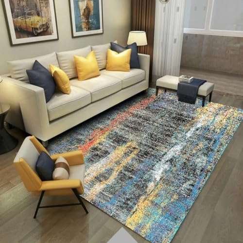 AITROMNI Gray-Blue Fußmatte Dünn Multi-Color einzigartiges Muster Design Wohnzimmer Schlafzimmer Teppich Wird Nicht allergisch Sein 90X200CM AITROMNI Gray-Blue Fußmatte Dünn Multi-Color einzigartiges Muster Design Wohnzimmer Schlafzimmer Teppich Wird Nicht allergisch Sein 90X200CM von AITROMNI