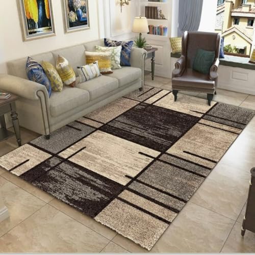 AITROMNI Grey Baby Teppich Mädchen Wohnzimmer Schlafzimmer Dual-Use-Inneneinrichtung Teppich fügt Wärme zu Hause 140X270CM von AITROMNI