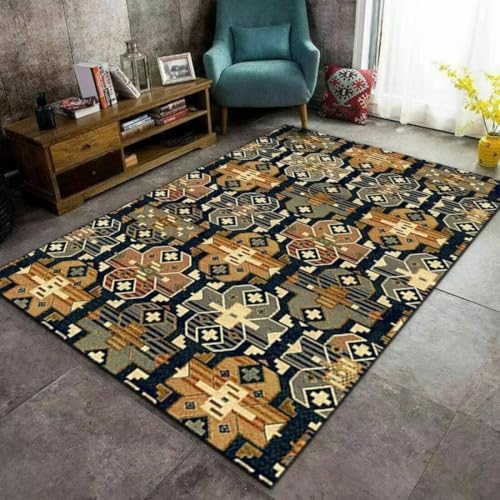 AITROMNI Kinderteppiche Mädchen Modernes abstraktes Muster Wohnzimmer Schlafzimmer Teppich verschleißfest rutschfest leicht zu reinigen 160X230CM von AITROMNI