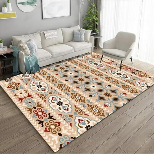 AITROMNI Red Teppich Büro Mehrere Muster Design bequem kältebeständig Wohnzimmer Schlafzimmer Teppich 160X200CM AITROMNI Red Teppich Büro Mehrere Muster Design bequem kältebeständig Wohnzimmer Schlafzimmer Teppich 160X200CM von AITROMNI
