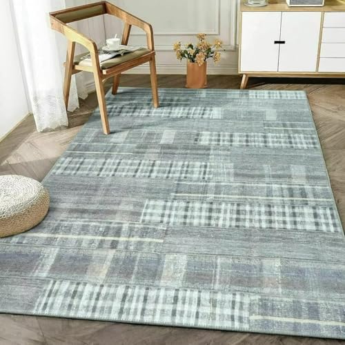 AITROMNI Teppich Landhausstil Moderner Teppich im minimalistischen Stil Wohnzimmer Schlafzimmer Bodenmatte verschleißfest und leicht zu reinigen 130X190CM AITROMNI Teppich Landhausstil Moderner Teppich im minimalistischen Stil Wohnzimmer Schlafzimmer Bodenmatte verschleißfest und leicht zu reinigen 130X190CM von AITROMNI