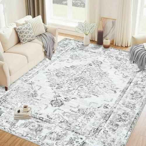 AITROMNI Waschbare Teppiche Waschmaschine Einfacher Stil Wohnzimmer Teppich weich bequem Mode großzügig nach Hause 170X240CM von AITROMNI