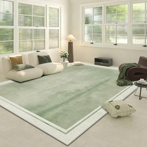 AITROMNI Waschbare Teppiche Waschmaschine Fuzzy Sheung Shui Muster Design Inneneinrichtung Bequemes Wohnzimmer Zubehör 160X270CM von AITROMNI