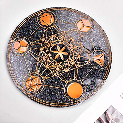 AIUII Resin Silikonform Tarot Astrologie Astrolabium Tablett Ornamente Silikonform Kristall Epoxidharzform AIUII Resin Silikonform Tarot Astrologie Astrolabium Tablett Ornamente Silikonform Kristall Epoxidharzform von AIUII