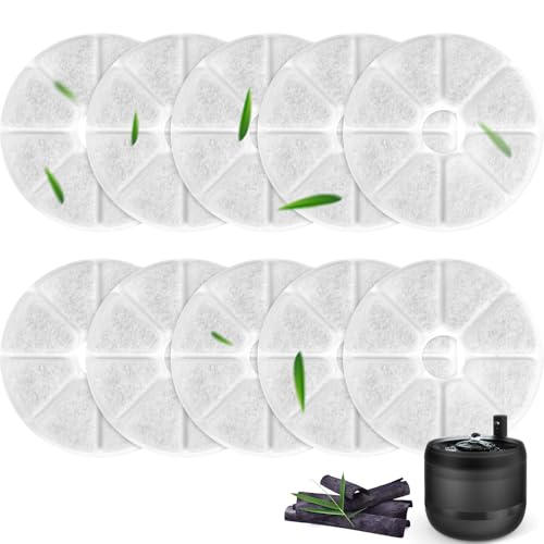 AIVORO 10 Stück Katzenbrunnen FIlter, Cat Water Filter für Philips PAW3210/02 Drinking Fountain Models Replacement Wasserfilter, Ersatzfilter für Katzenbrunnen Wasserfilter von AIVORO