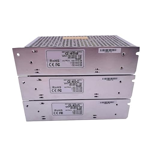 AIVYNA Q-60A/B/C 5V 12V 24V 15V Vierfachausgang 60W Schaltnetzteil Mehrfachausgang Vierkanalspannung AC-DC SMPS (Color : Q-60B) von AIVYNA