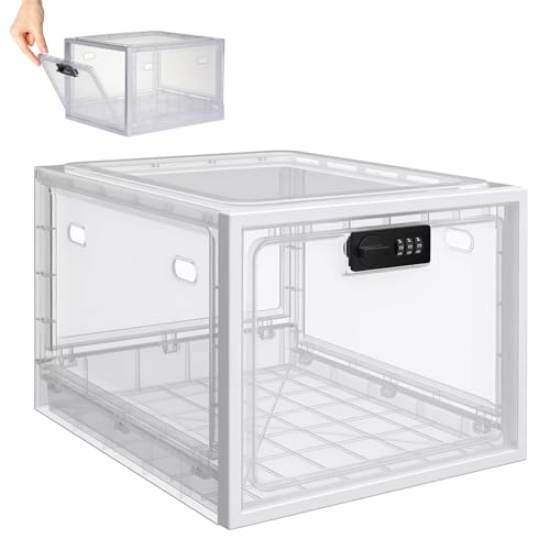 AIWMQYYF Abschließbare Box, abschließbare Medikamenten-Aufbewahrungsbox, transparente Code-Schließbox, geeignet für die Aufbewahrung von Medikamenten, Snacks, Kleinigkeiten von AIWMQYYF