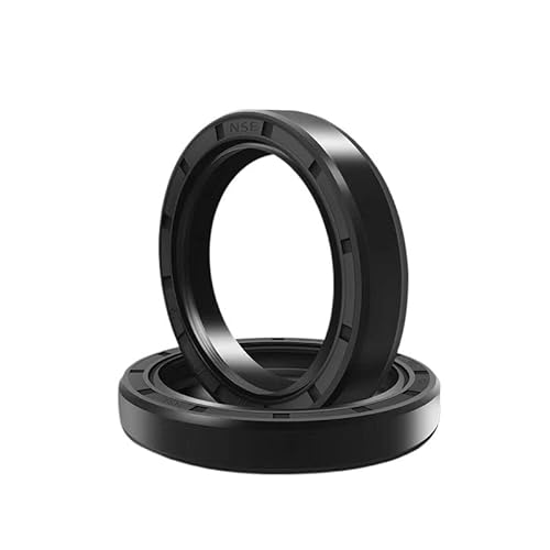 2 Stück Tc 53x63x7~53x81x12 Skelett-Wellendichtung aus Nitrilkautschuk, Gummidichtring, Rotationsdichtungen, Innendurchmesser 53 mm, Dichtungslippe mit Federskelett-Öldichtung(TC 53x72x10mm NBR) von AIXILAN