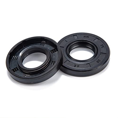 5 Stück Tc 20x41x7~20x70x12 Nitrilkautschuk-Skelett-Wellendichtung, Gummi-Radialwellendichtungen, Gummidichtring, Rotationsdichtungen, Innendurchmesser 20 mm, Dichtungslippe(TC 20x55x7mm NBR) von AIXILAN