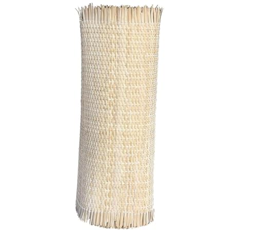 AIXILAN Gewebtes Rattanblatt, natürliches Rattan-Geflecht mit geschlossenem Netz, Reparatur von Rattanmöbeln, Flechtmaterial for DIY-Projekte for Flechten von Stühlen, Schranktüren(22" Wx 3.3ft L) von AIXILAN