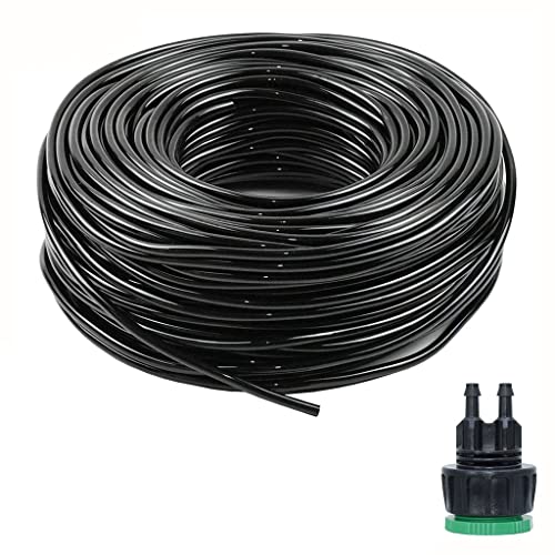 Automatisches Bewässerungssystem, PVC-Mikro-Tropfbewässerungsschlauch, 4 mm x 7 mm, 5–100 m Länge(Spl1106560m) von AIXILAN