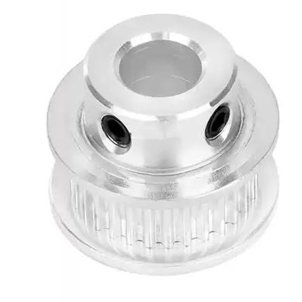 Zahnriemenscheibe, 1 Stück 2GT 45T/46Zähne M4 BF Typ Synchronrad Breite 7mm Öffnung 5/6/8/10~15mm 3D-Drucker Synchronriemenrad(Bore 6.35mm,46Teeth) von AIXILAN