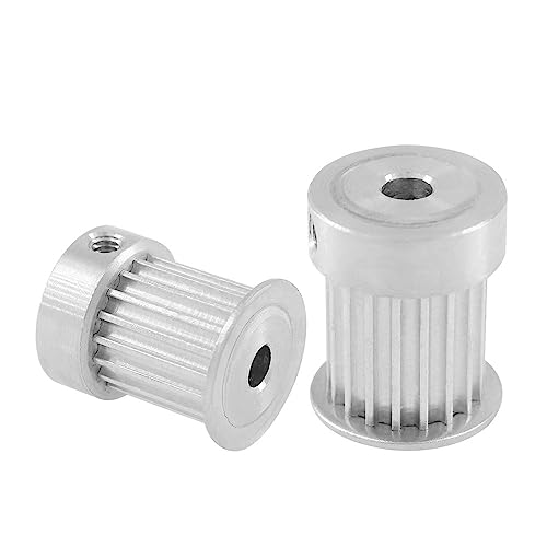 Zahnriemenscheibe, 2 Stück Zahnradscheibe HTD3M 16T 4/5/6/6,35/8 mm Innenbohrung 11/16 Breite Übertragungsscheibe for Lasermaschine(4mm,16mm) von AIXILAN