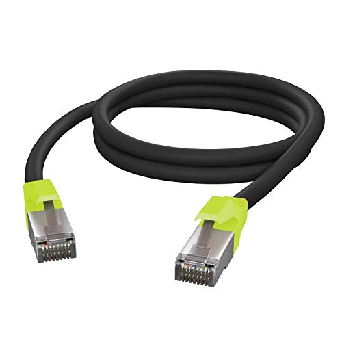 AIXONTEC 1,5 m CAT 6 Netzwerkkabel Gelb nach leuchtendes RJ45 LAN Kabel Gigabit Ethernetkabel Gigabitkabel Patchkabel Kat 6 1000 Mbit von AIXONTEC