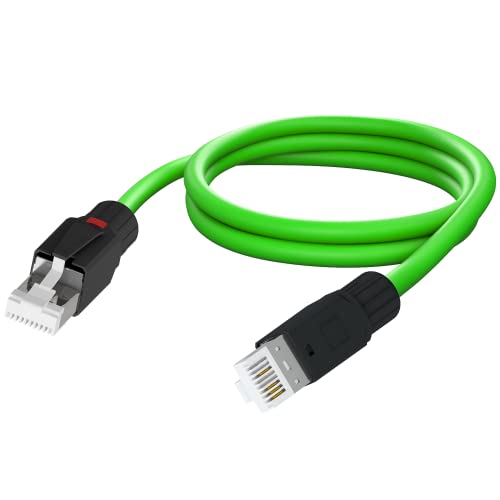 AIXONTEC 12,0 m RJ45 PROFINET SF/UTP 2x2x AWG 22/7 Industrie Patchkabel D-Kodiert RJ45 zu RJ45 8 Pins 4 Kontakte 8P4C D code Male Industrial Ethernet Netzwerkkabel Grün AIXONTEC 12,0 m RJ45 PROFINET SF/UTP 2x2x AWG 22/7 Industrie Patchkabel D-Kodiert RJ45 zu RJ45 8 Pins 4 Kontakte 8P4C D code Male Industrial Ethernet Netzwerkkabel Grün von AIXONTEC