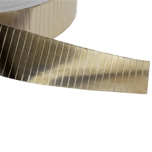 AIXONTEC 3 m 35x4,5 mm SLIM Kupferbandstreifen Kupfer Abschirmband Kupferfolie ca. 660 Fixierung Kabel Kupfer Geflechts copper foil tape beidseitig leitfähig einseitig selbstklebend 3 Meter von AIXONTEC